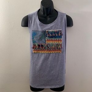RXB Bohemian Tassels Tank Top Large